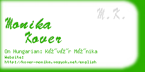 monika kover business card